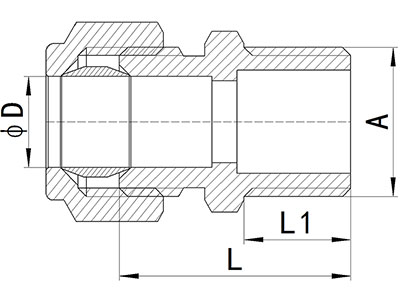 HS320-003 Compression Union Male