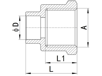 HS340-001 End-Feed Connector Female