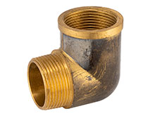 HS330-007 Brass Elbow M&F