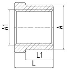 HS330-010 Brass Reducing Bush