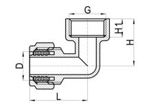 Female Elbow C×FI, HS230-005